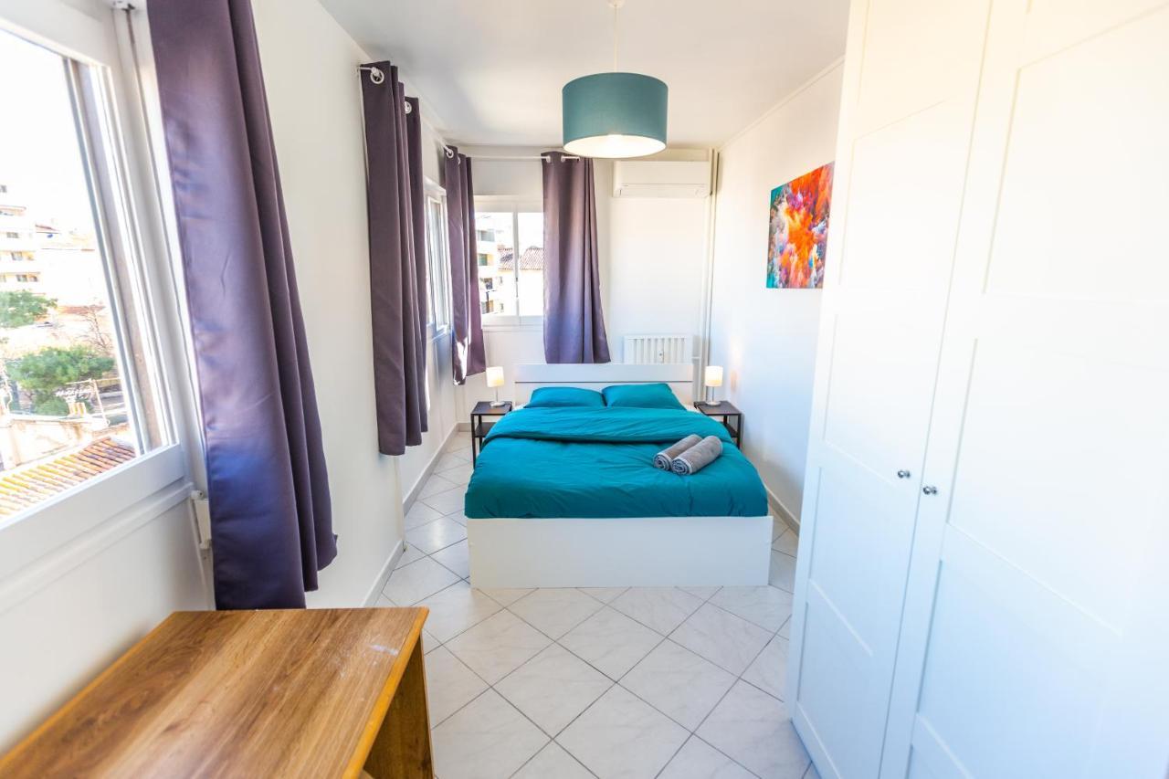 Ferienwohnung Superbe 100M2 - 2 Balcons - Proche Gare - Climatise Marseilles Exterior foto
